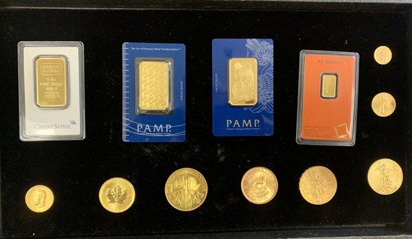 The most popular investment gold coins and bars