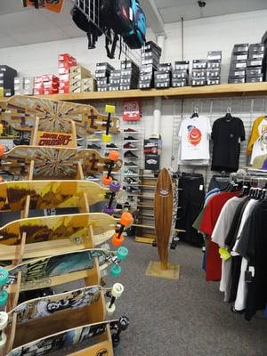 Our knowledgeable, friendly staff will help kids, teens and adults gear up for skateboards.