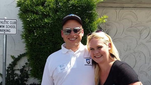 Roy & Jessica our Guardus Client Appreciation Party on Saturday 07/26!