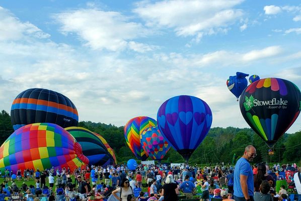 Stoweflake Hot Air Balloon Festival - July 5th thru 7th 2019