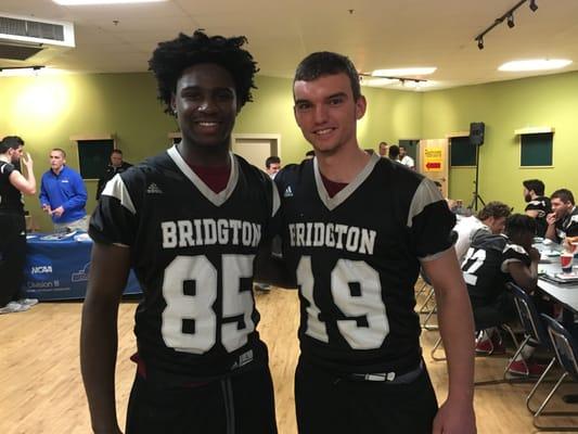 Bridgton Academy student-athletes enjoy meeting with 40-50 college football coaches at the annual "BA Football Showcase."