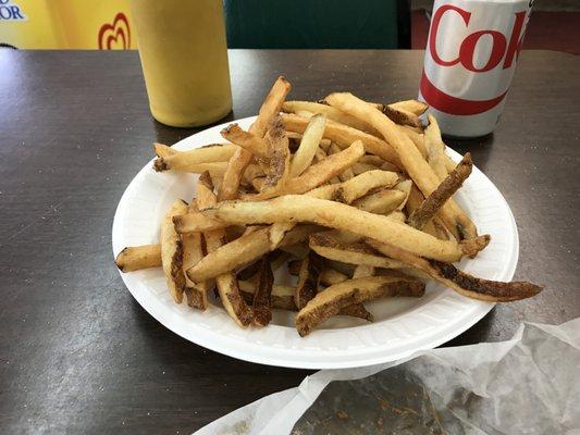 House-cut french fries