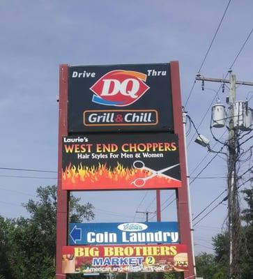 West end choppers located right next to DQ in Manchester