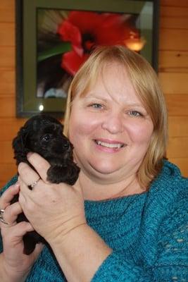 Jasper (Therapy Dog) and me