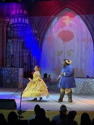 I had a great time celebrating Galantine's day with my daughter at the production of Beauty and the Beast!