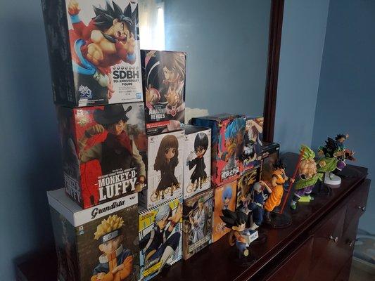 ALL of my prized figures from Around One over the last two years.