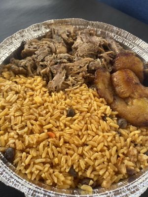 Pernil Yellow Rice with arroz con grandules