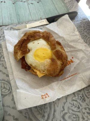 Bacon Egg & Cheese Croissant