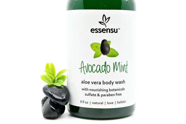 Avocado Mint Aloe Vera Natural Body Wash