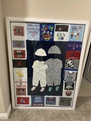 Here is the frame she made for me to fit my quilt