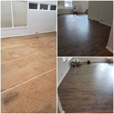 Laminated Floor  Installation