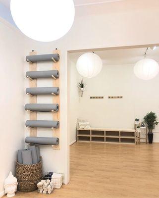 Our stunning yoga studio. Check out our schedule on mindbody.