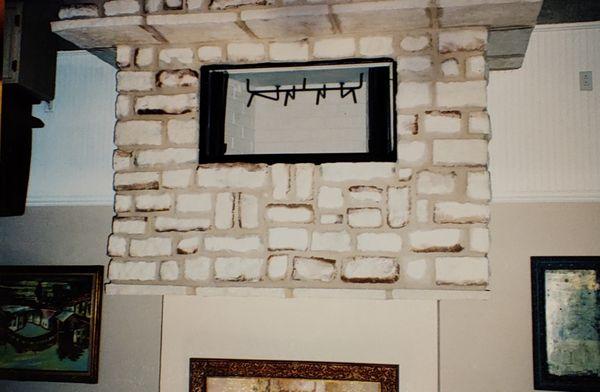 Fireplace and stone