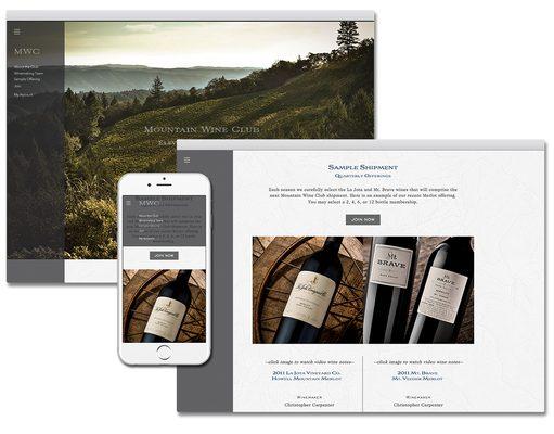 Wine Brand Web Development