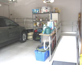 Custom garage ramp