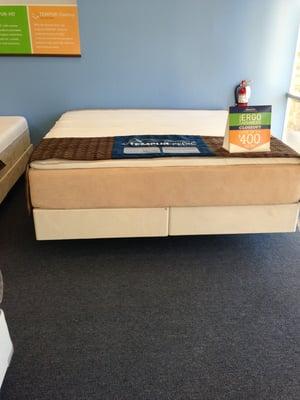 Tempur-pedic bed at mattress 1 one