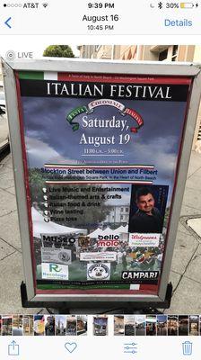 Festa Coloniale Italiana Italian Feast