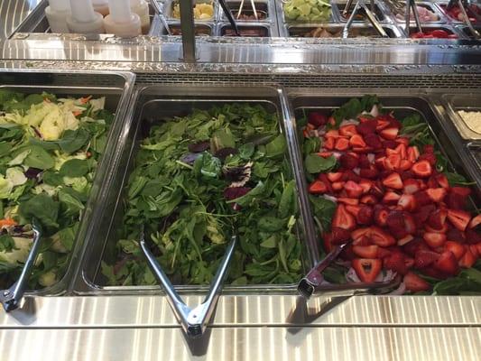 Fresh salad bar