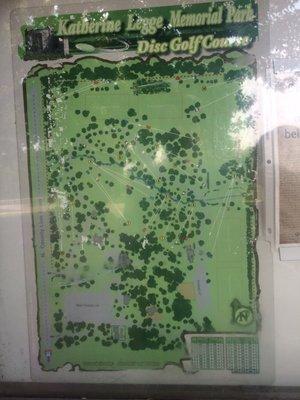 Disc Golf Course Map (2020)