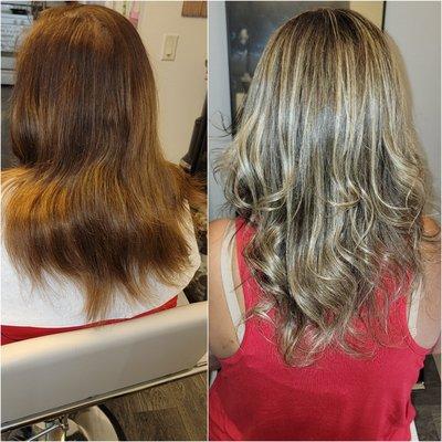 Balayage,Blondehair, haircutlayers