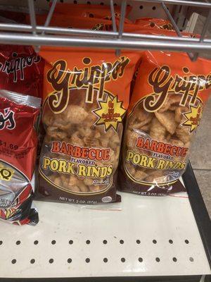 Grippo's pork rinds, haven't seen these in Ohio yet