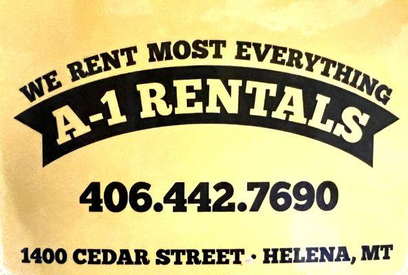 A-1 Rentals