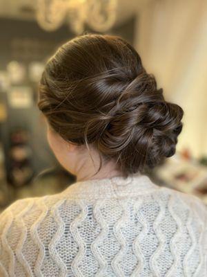 Bridal updo trial pic 3