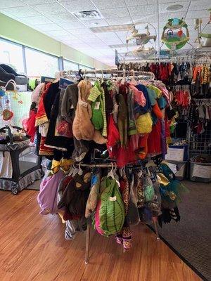 We buy and sell kids Halloween costumes!