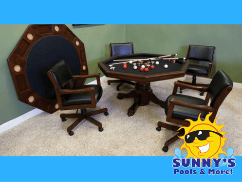 Billiards, pool tables, bar stool and more at Sunny's Pools and more! (Formally known as Viscount Pools and Spas West)