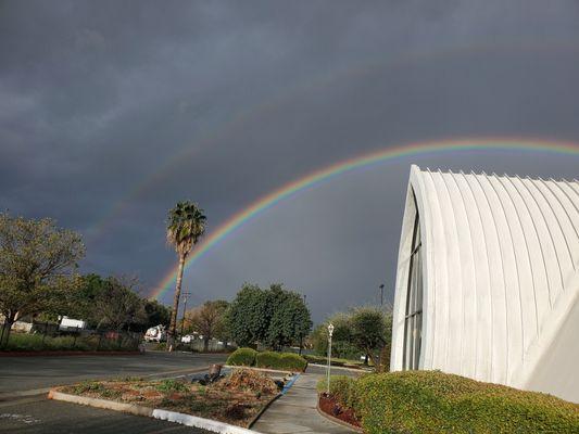 God's glory over the Domes