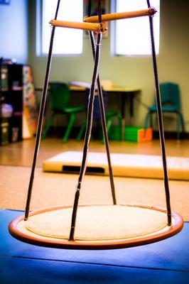 These swings are so helpful and fun for our clients!