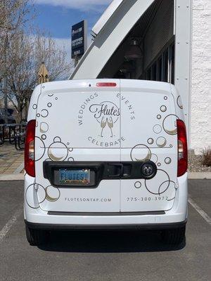 The Flutes Prosecco Van