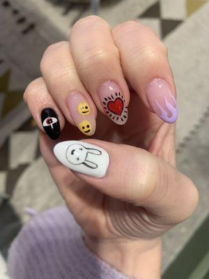 Bad Bunny Nails