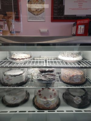 Ice cream cakes and pies