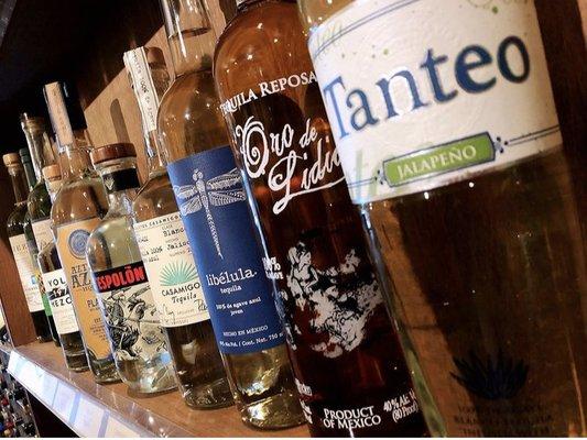 We offer a wine array of craft spirits!