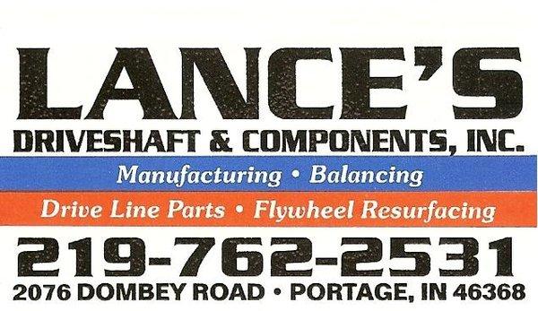 Lance’s Driveshaft & Components Inc.