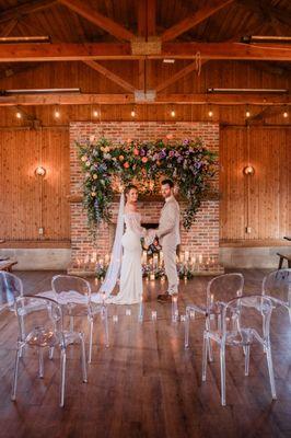 Styled Shoot with hanging arch.