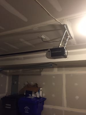 1/2hp for single garage door