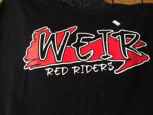 Weir Red Riders. Get your Today