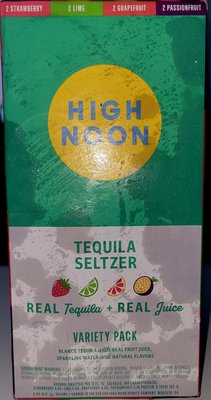 High Noon Tequila Seltzer Variety Pack 12floz Cans 8pk $30.00 (07/13/23). @WebsterLiquor #JerseyCity @HighNoonSunSips #Tequila #Seltzer