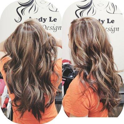 Highlights Balayage Ombre by Andy Le.