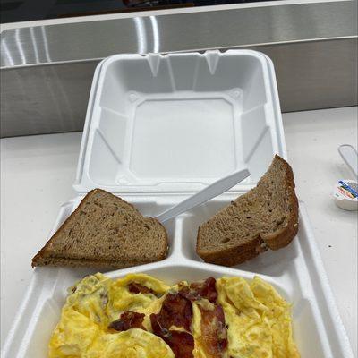 Bacon omelette