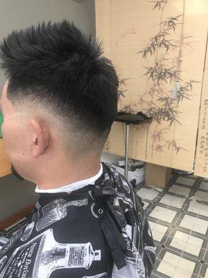 New style for someone who's in need with short haircut