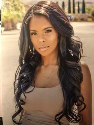 Cashmere Collection Virgin Hair 20'22'22' Extensions Install.. sewin