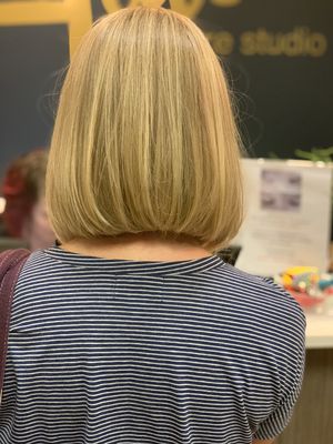 Clean lined bob, what a classic. Hair by Diana