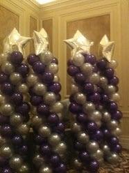 Balloon columns for our party :)