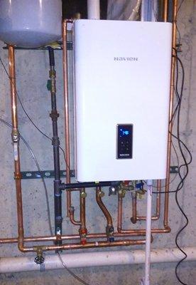 Navien Combo Boiler, Never Run Out of Hot Water, Natural Gas or LP