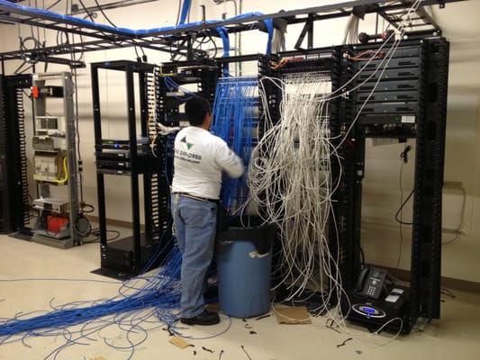 Data Center Installation in Arlington, TX 08/15/2013