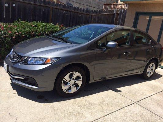 My civic in space gray