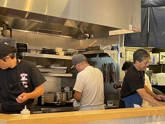 Chef Gary Matsumoto to the far right